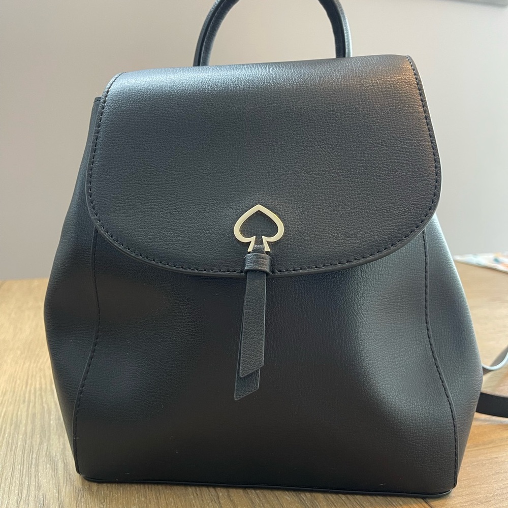 Kate Spade Black Mini Backpack NWOT